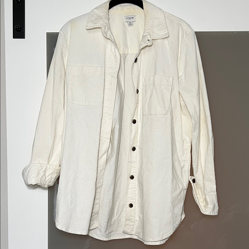 J.Crew Factory Women’s Off-White Shirt Jacket